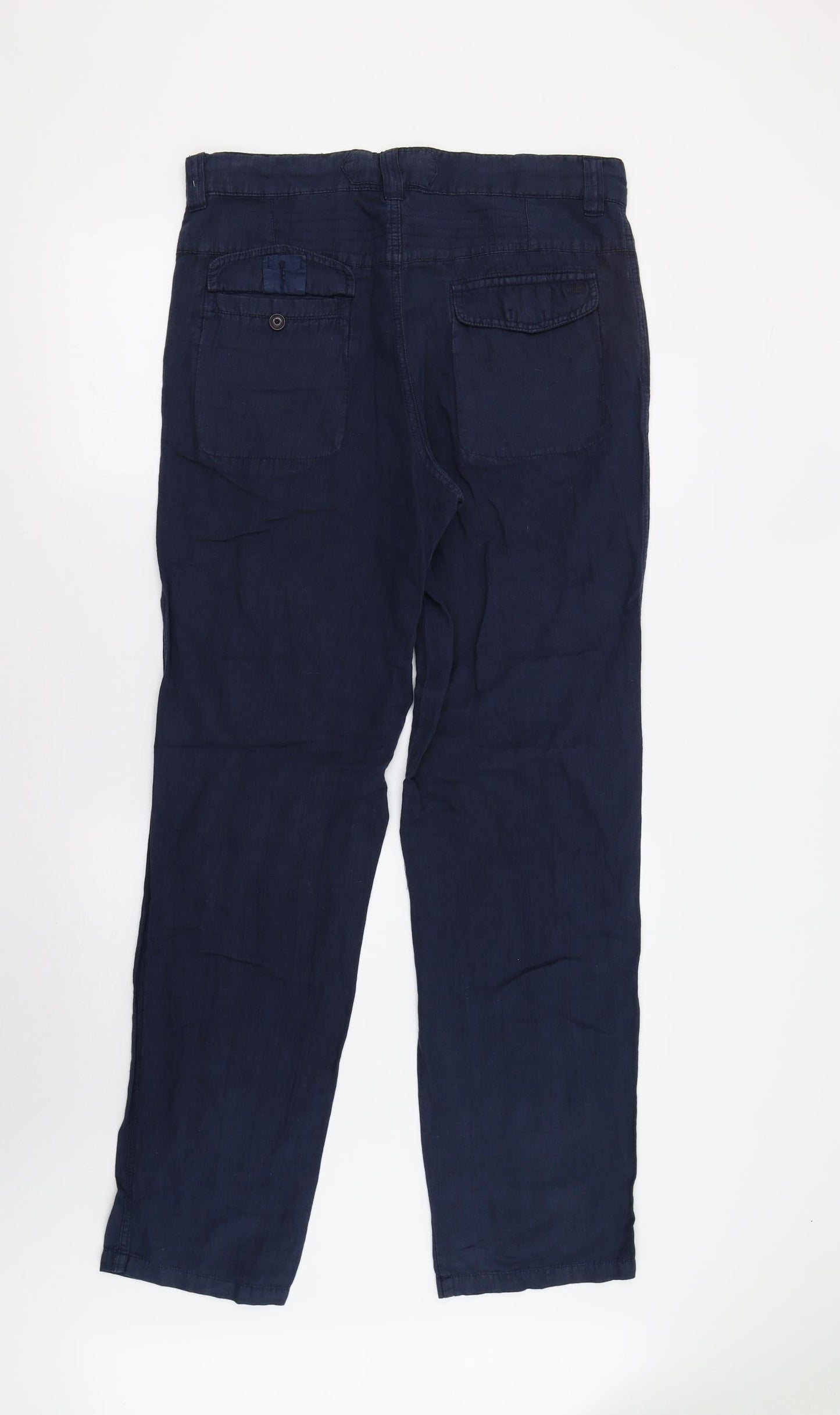 Preworn Womens Blue   Trousers  Size 14 L33 in