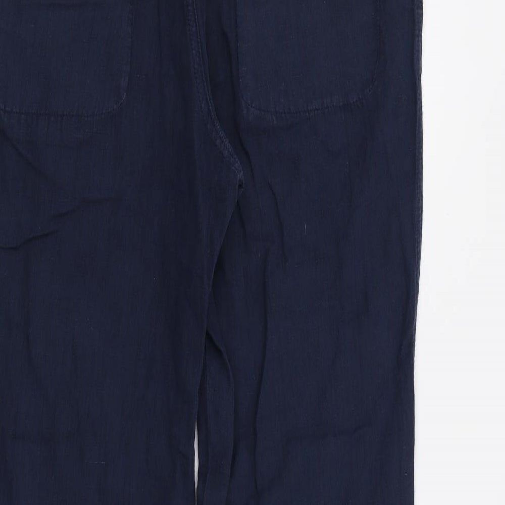 Preworn Womens Blue   Trousers  Size 14 L33 in