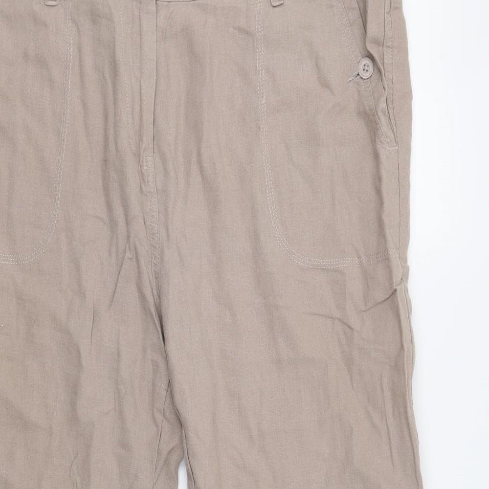 Preworn Womens Beige   Trousers  Size XL L30 in