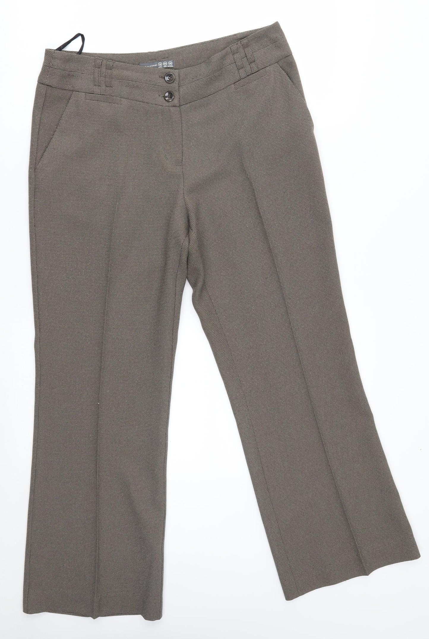Atmosphere Womens Beige   Trousers  Size 12 L25 in