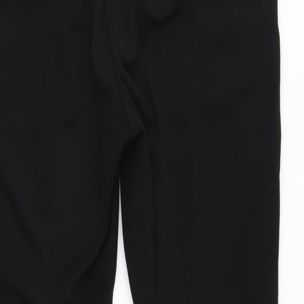 M&S Womens Black   Trousers  Size 12 L26 in