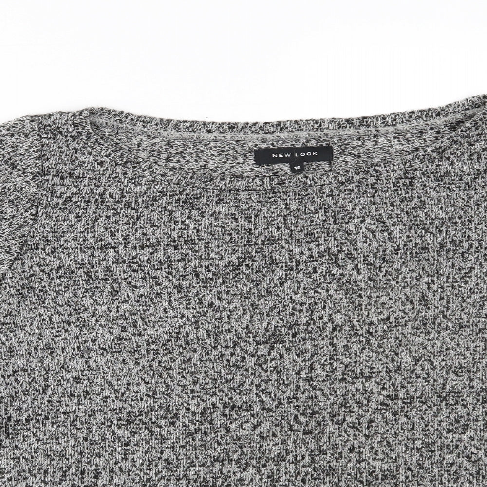New Look Womens Grey   Pullover Jumper Size 10