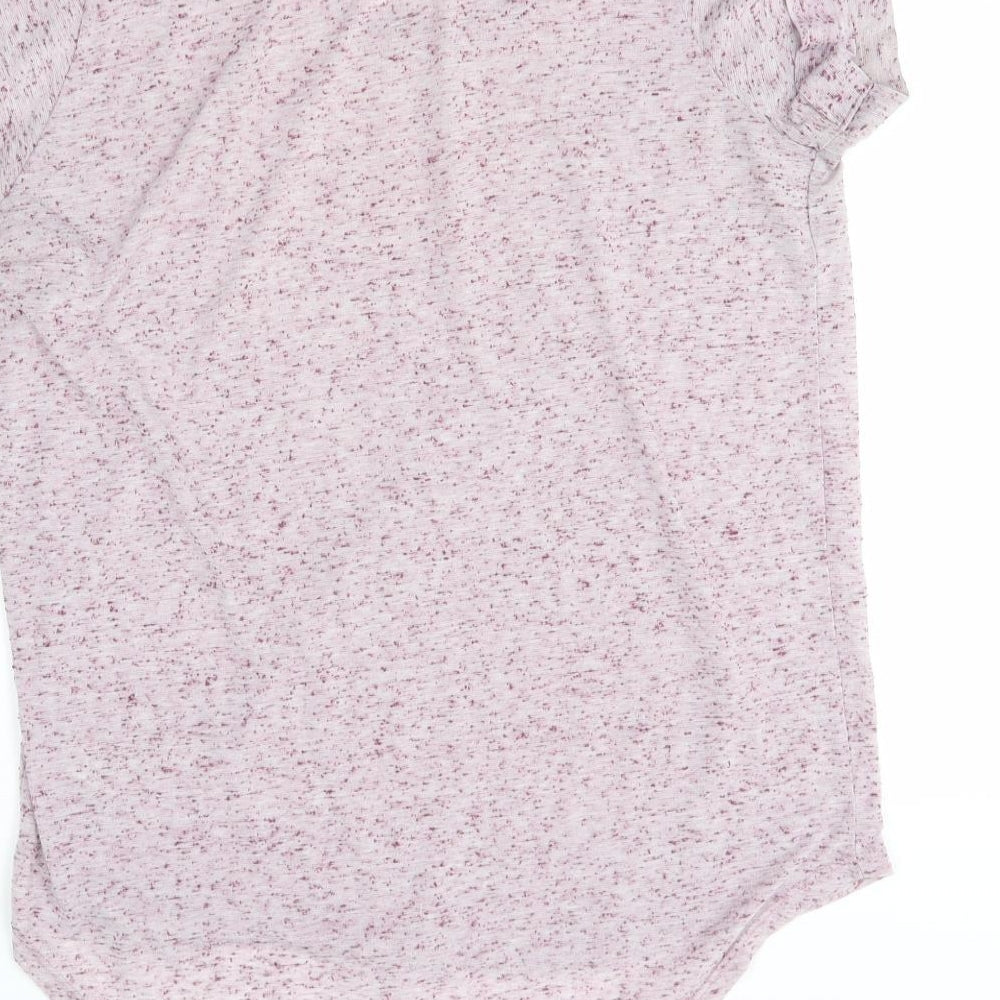 Topshop Womens Pink   Basic T-Shirt Size 6