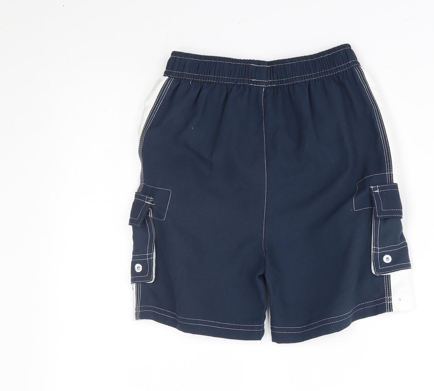 George Boys Blue   Cargo Shorts Size 4-5 Years