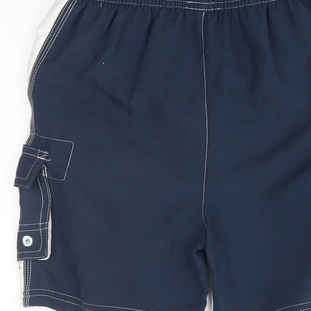George Boys Blue   Cargo Shorts Size 4-5 Years