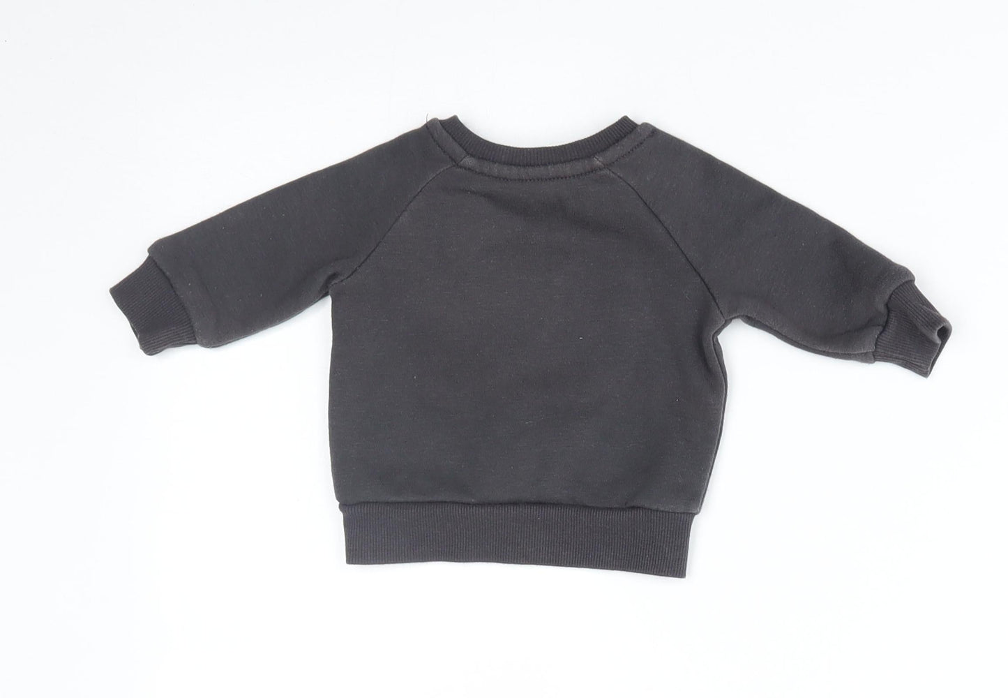 Primark Girls Grey   Pullover Jumper Size 0-3 Months  - bright star