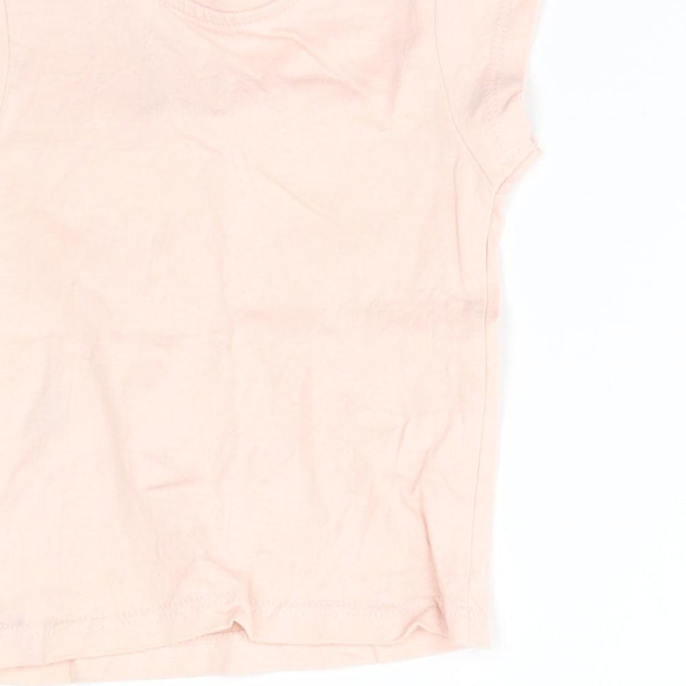 Primark Girls Pink   Basic T-Shirt Size 0-3 Months