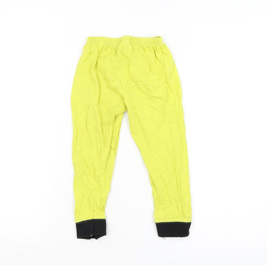 Ultimate Kids Boys Yellow Colourblock   Pyjama Pants Size 3-4 Years
