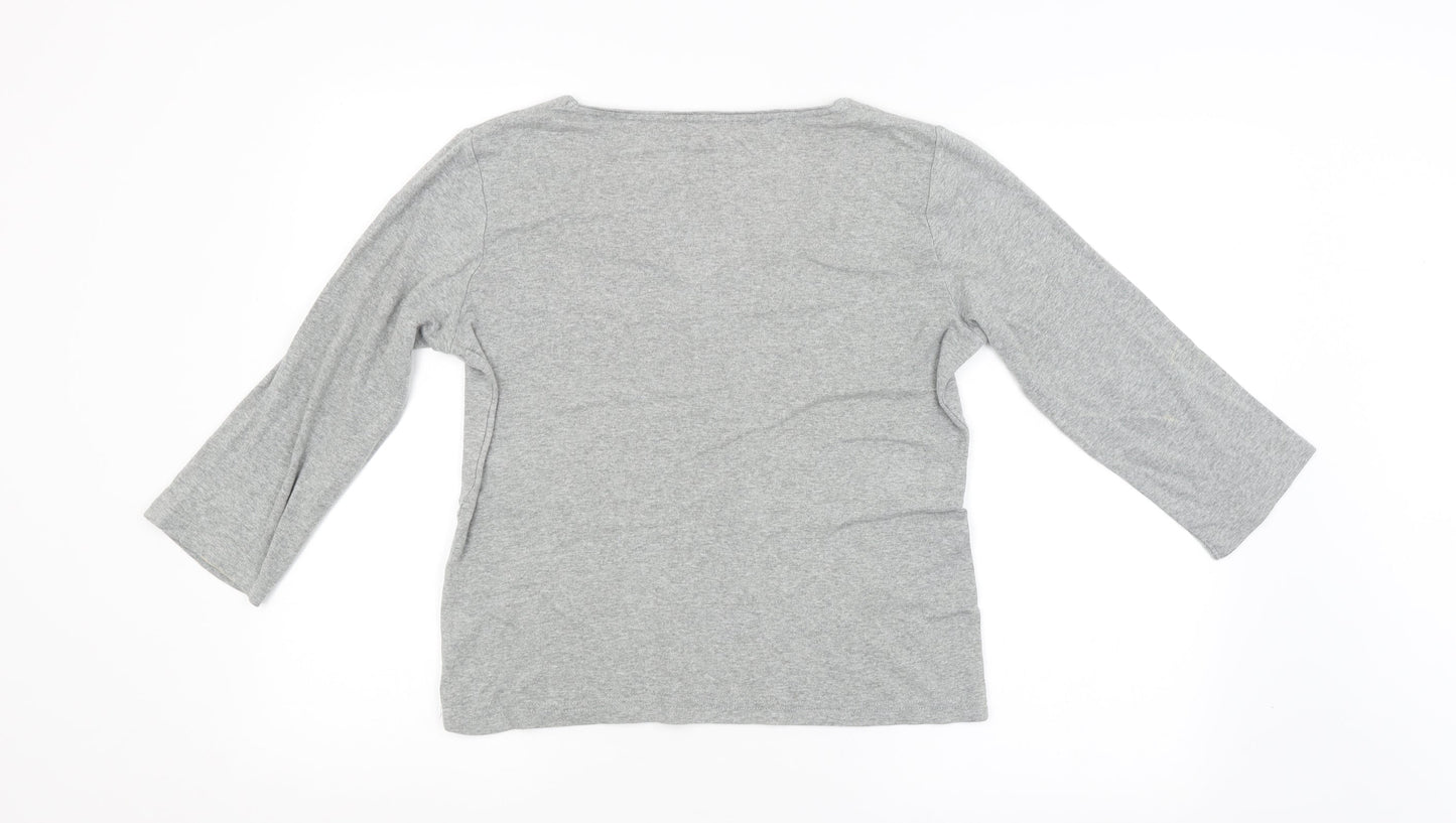 Maine Womens Grey   Pullover Jumper Size 12