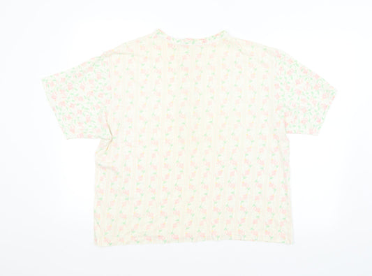 Preworn Womens Multicoloured Floral  Basic Blouse Size 10