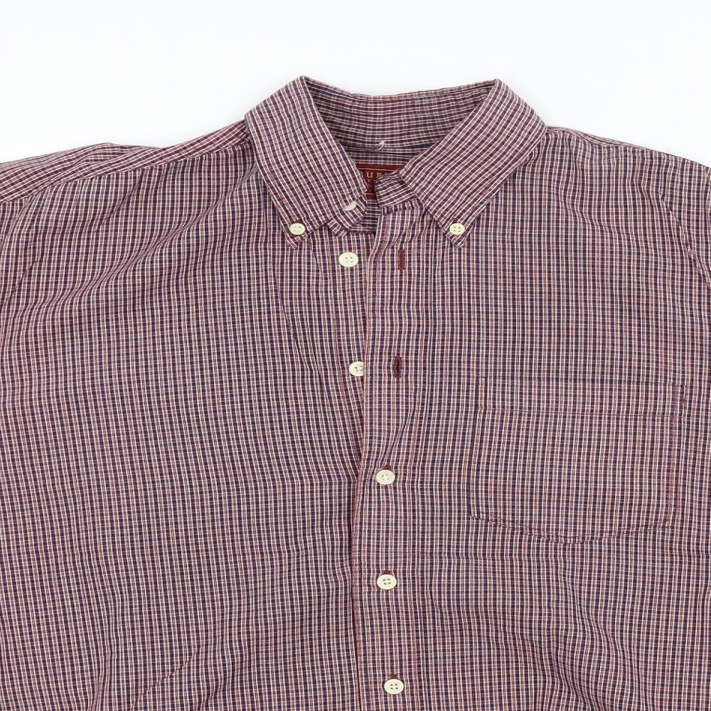 Burton Mens Multicoloured Check   Button-Up Size M