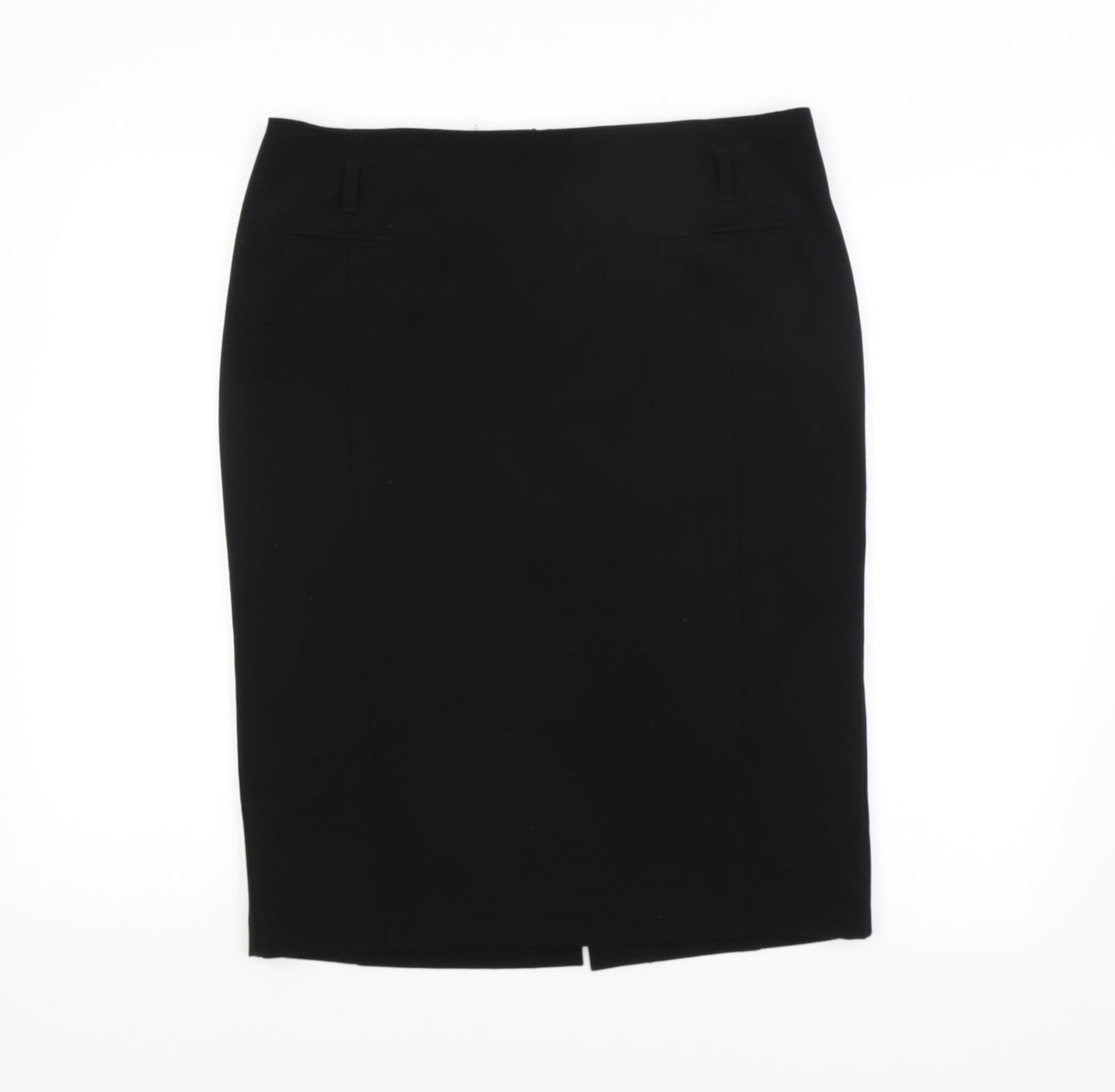 Preworn Womens Black   Straight & Pencil Skirt Size 12