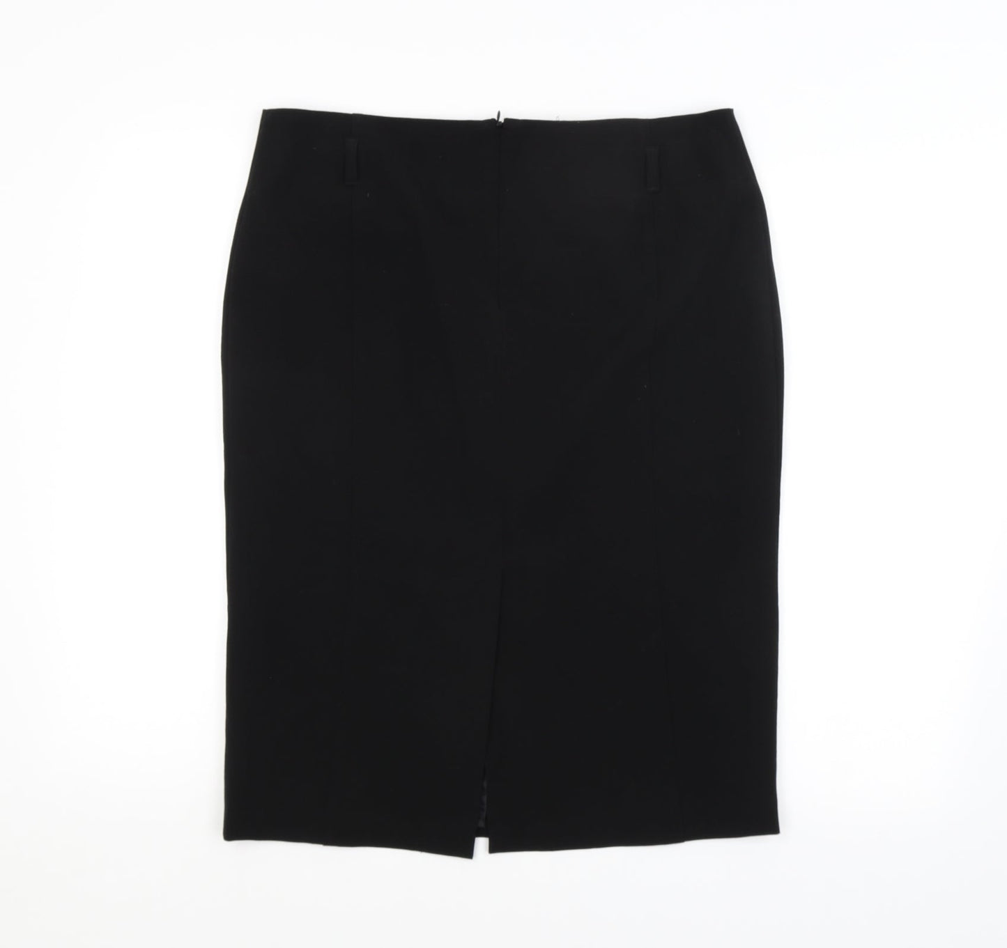Preworn Womens Black   Straight & Pencil Skirt Size 12