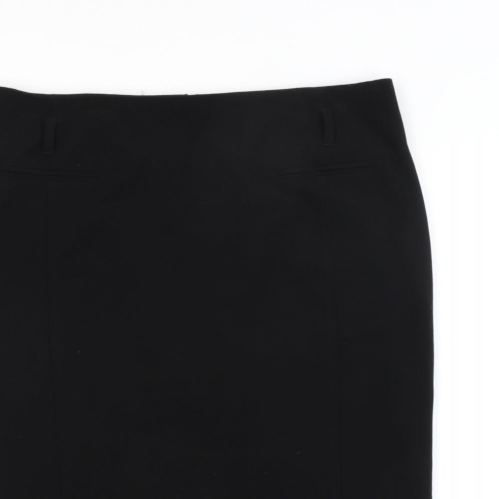 Preworn Womens Black   Straight & Pencil Skirt Size 12