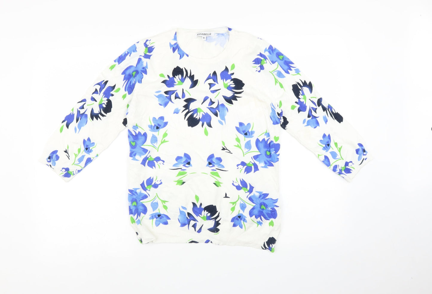 Annabelle Womens Multicoloured Floral  Basic T-Shirt Size M