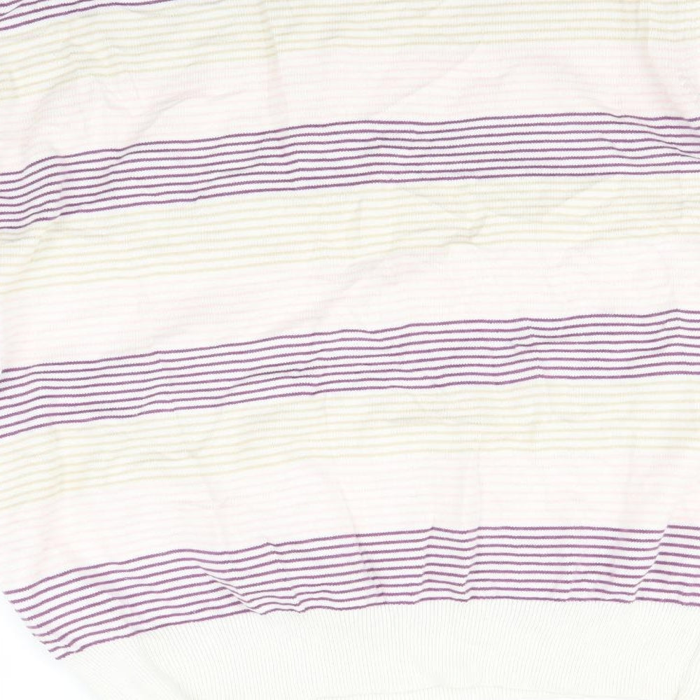 Marcus Law Womens Multicoloured Striped  Pullover Jumper Size M