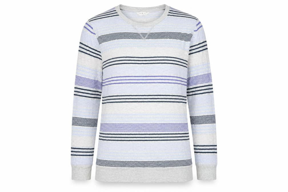 Marks and Spencer Womens Multicoloured Striped   Pyjama Top Size 8