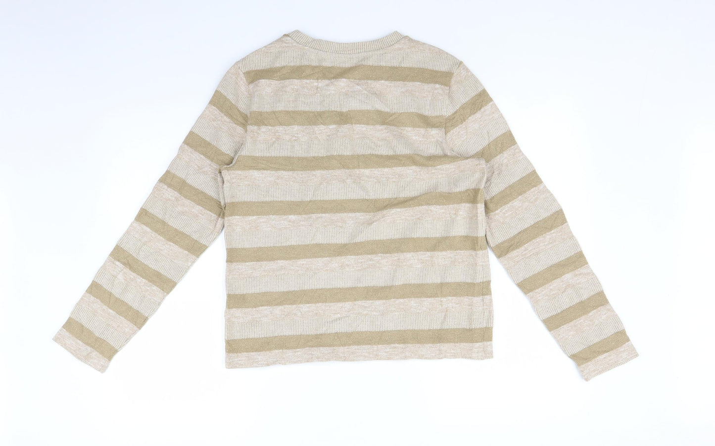 Marks and Spencer Womens Multicoloured Striped  Pullover Jumper Size 14
