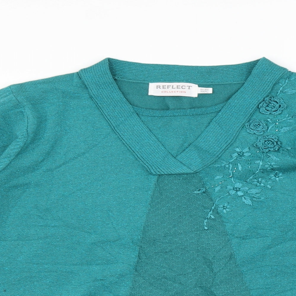 reflect Womens Blue   Pullover Jumper Size M