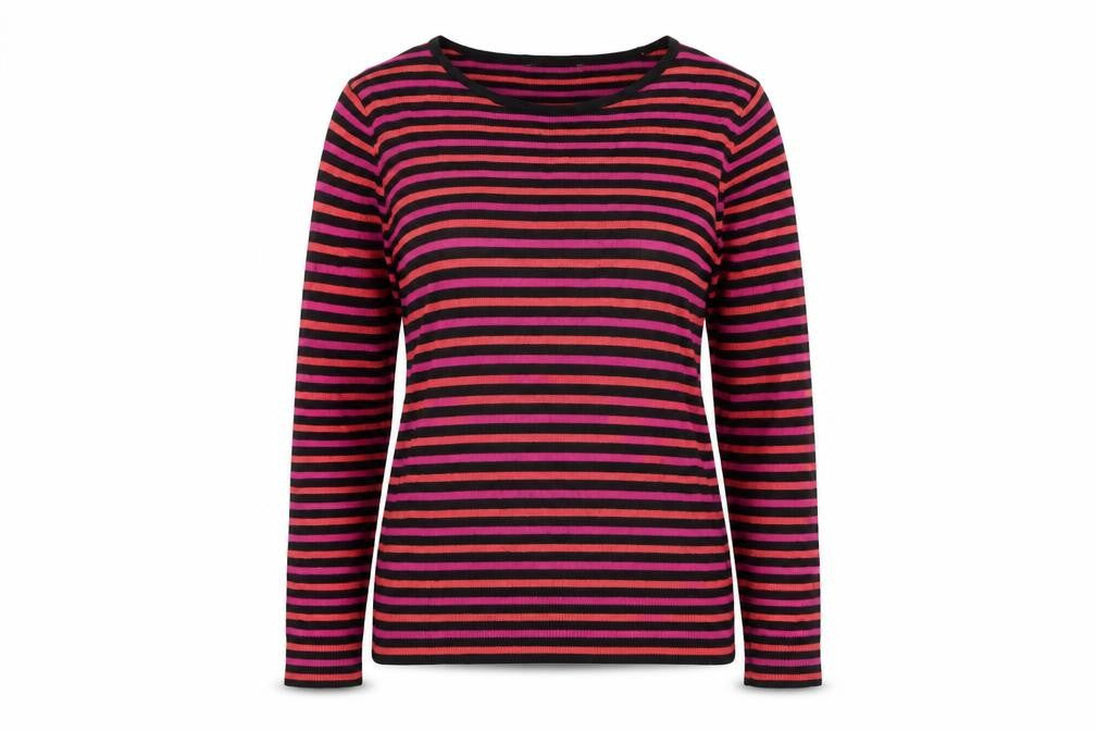 Marks and Spencer Womens Multicoloured Striped  Pullover Jumper Size 14
