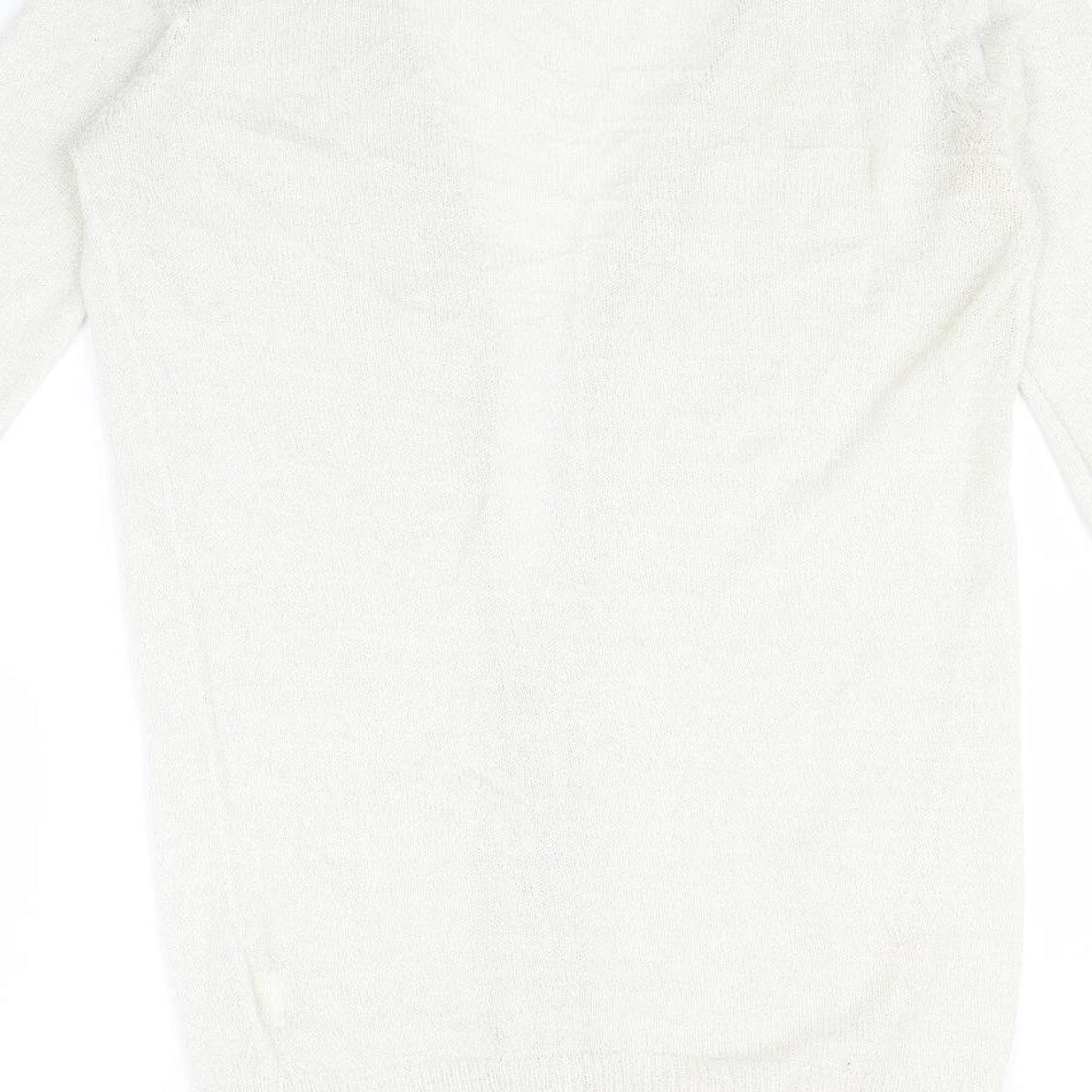 Preworn Womens Ivory   Cardigan Jumper Size M