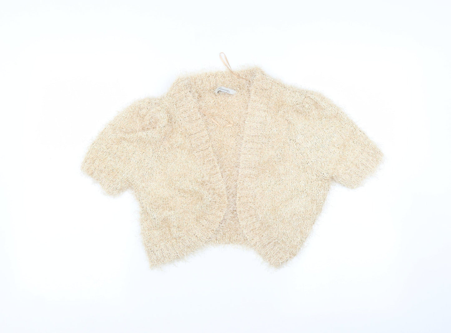 Peacocks Womens Beige   Cardigan Jumper Size M
