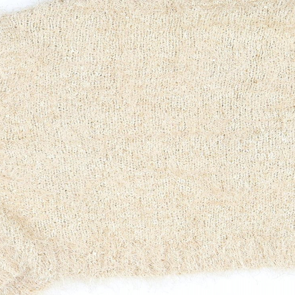 Peacocks Womens Beige   Cardigan Jumper Size M