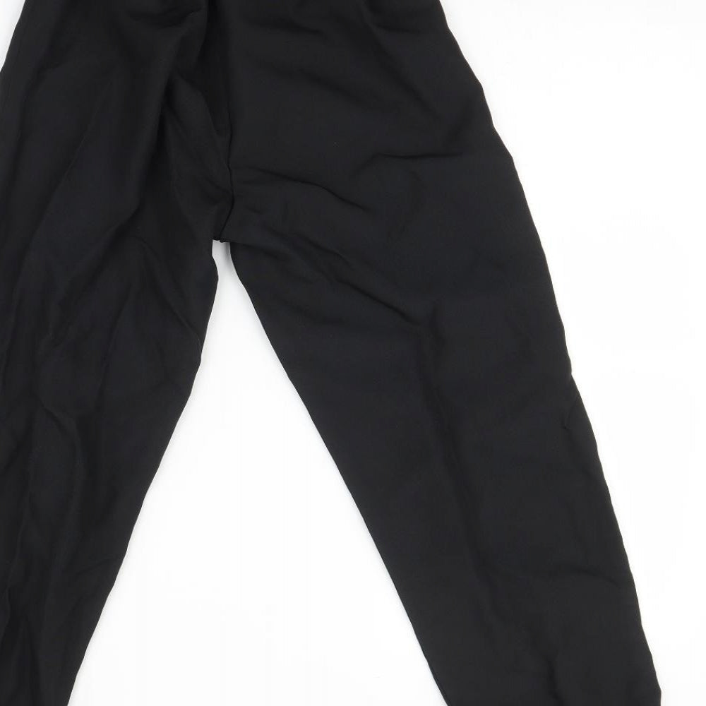 Preworn Womens Black   Trousers  Size 12 L26 in
