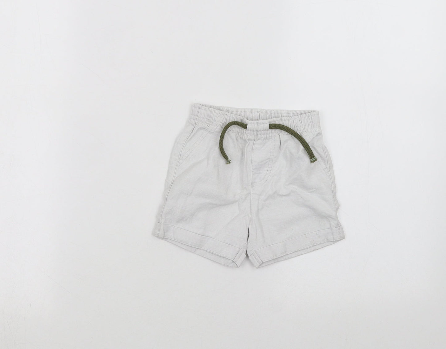 Primark Baby White   Cropped Trousers Size 6-9 Months