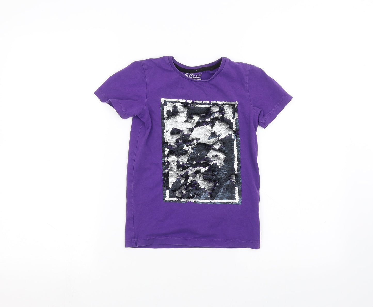 TU Girls Purple   Basic T-Shirt Size 5 Years