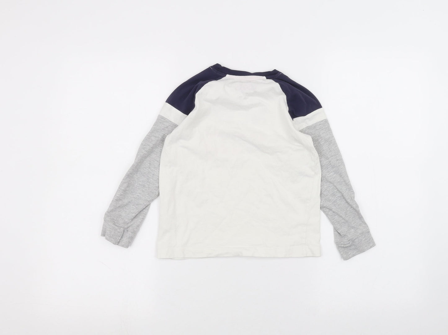 Matalan Boys White   Basic T-Shirt Size 8 Years