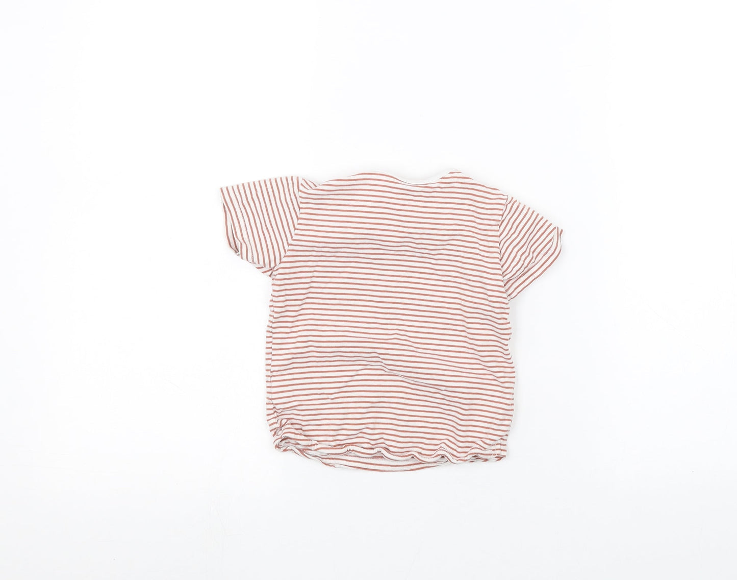 TU Baby White Striped  Basic T-Shirt Size 18-24 Months