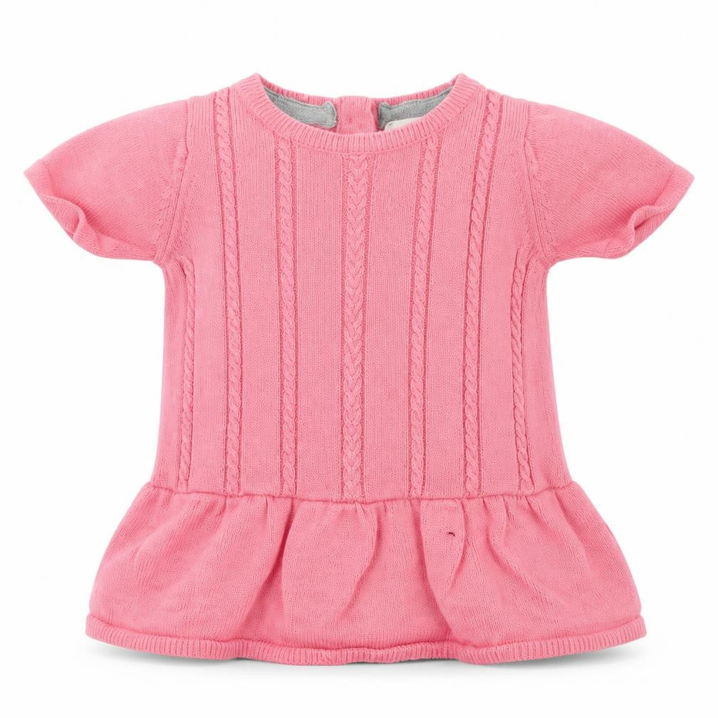 Front view of BHS Baby Pink Basic T-Shirt, size 3-6, Months