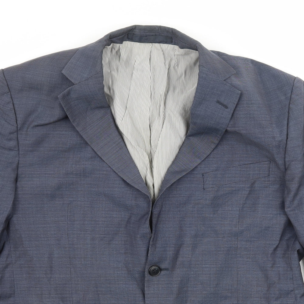 Marks and Spencer Mens Blue   Jacket Suit Jacket Size 42