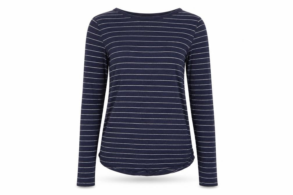 New Look Womens Blue Striped  Pullover Jumper Size 8