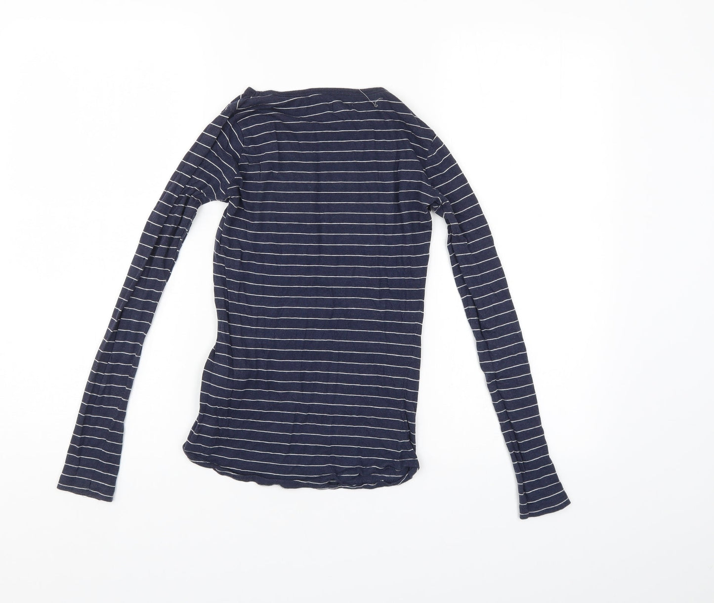 New Look Womens Blue Striped  Pullover Jumper Size 8