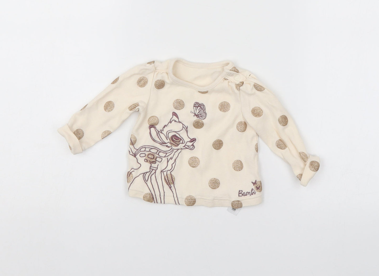 Disney Baby Ivory   Pullover Jumper Size 3-6 Months