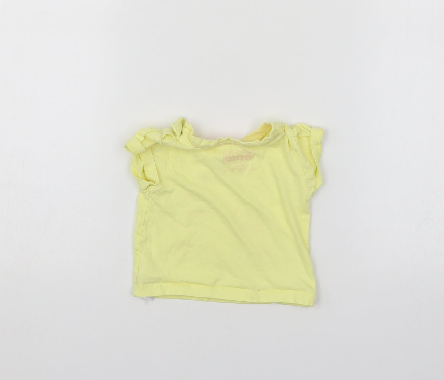 Primark Baby Yellow   Basic T-Shirt Size 0-3 Months