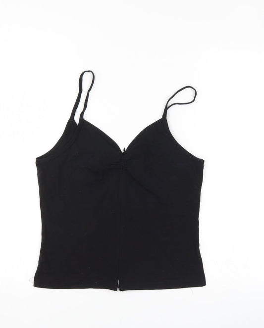 Minin Womens Black   Camisole Blouse Size L