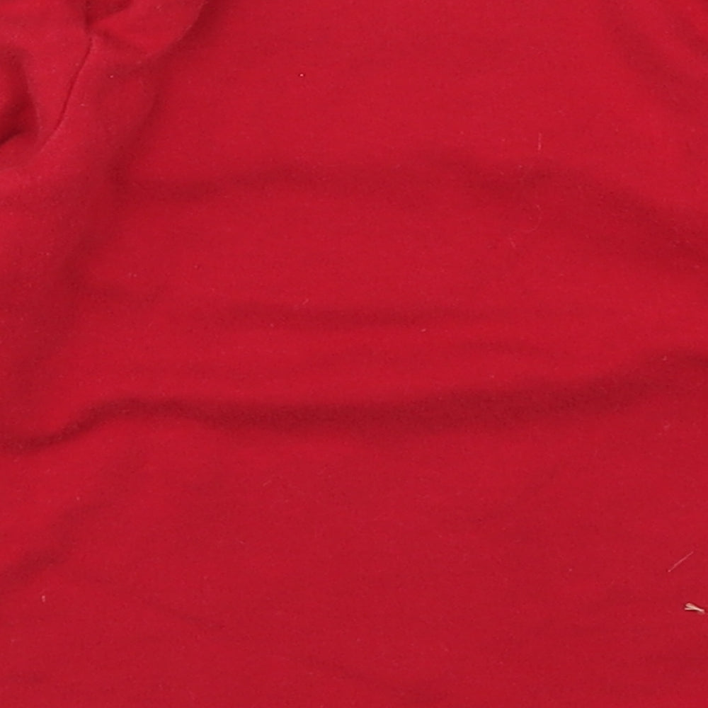 George Boys Red Solid  Cami Pyjama Top Size 9-12 Months  - Merry and Cute