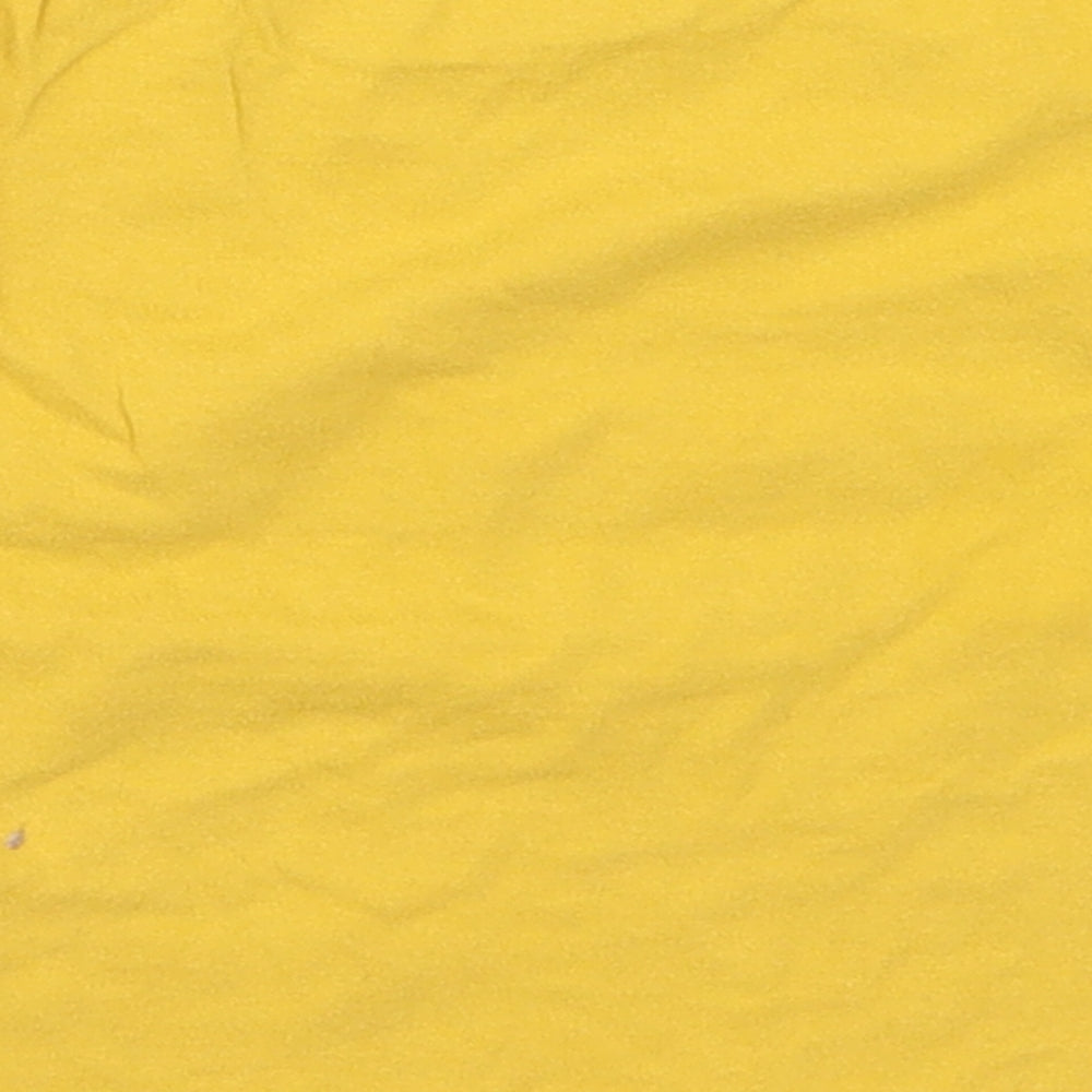 Primark Girls Yellow   Basic T-Shirt Size 9-12 Months  - Smile Everyday
