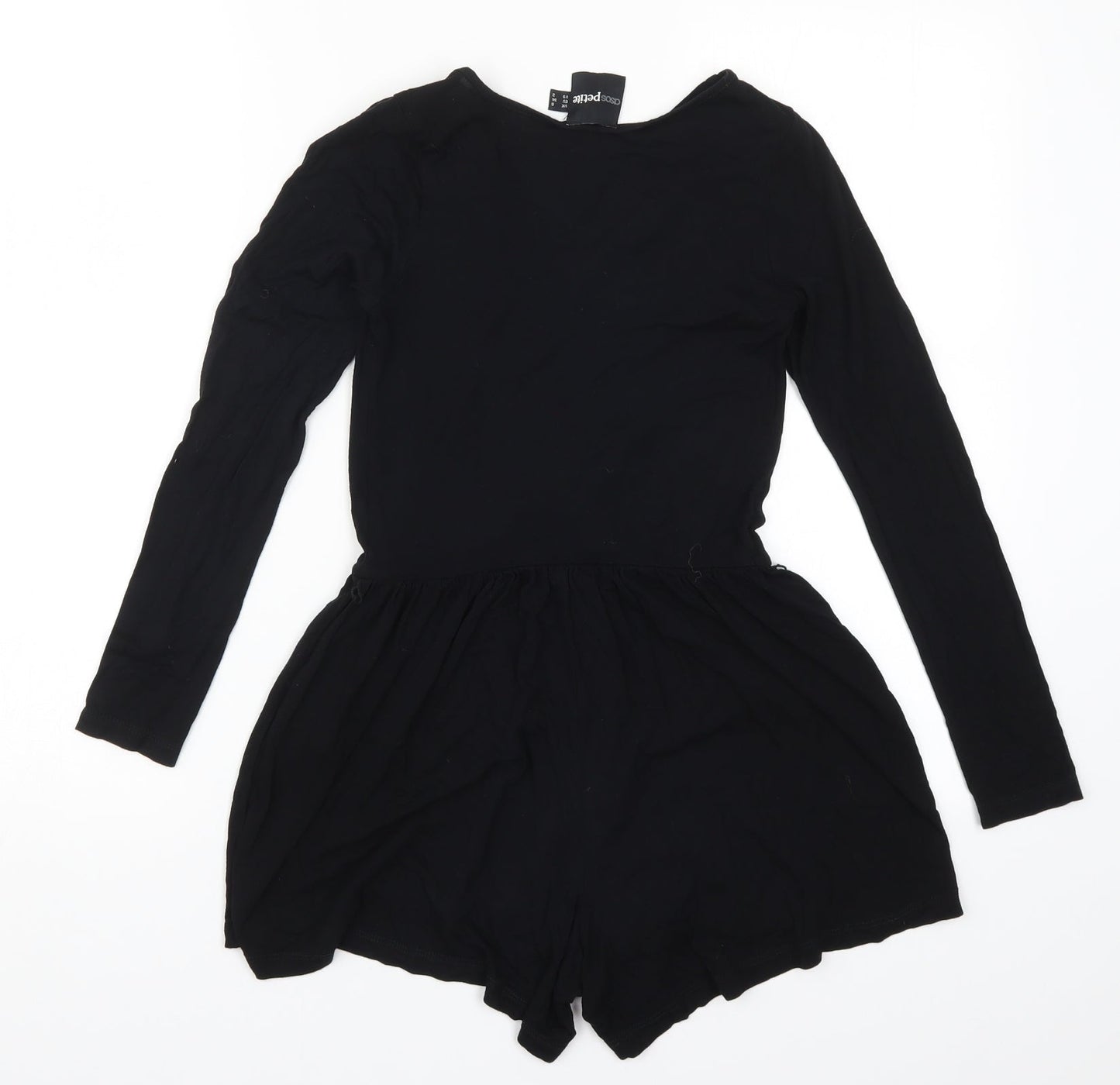 ASOS Womens Black   Playsuit One-Piece Size 6 L4 in