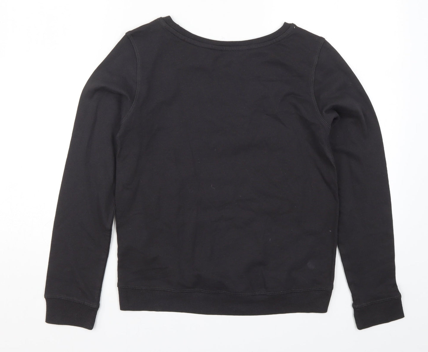 NEXT Girls Black   Pullover Sweatshirt Size 11-12 Years  - Bronx Rebel