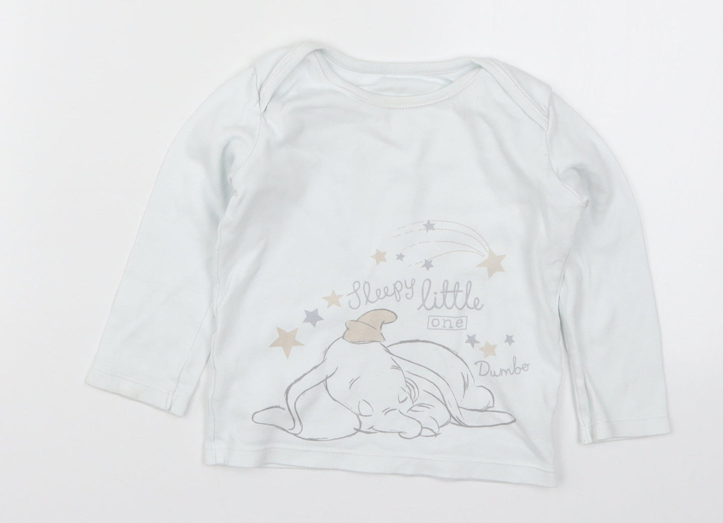George Baby  Solid  Cami Pyjama Top Size 12-18 Months  - Dumbo Sleepy Little One