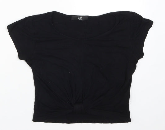 Missguided Womens Black   Basic T-Shirt Size 6