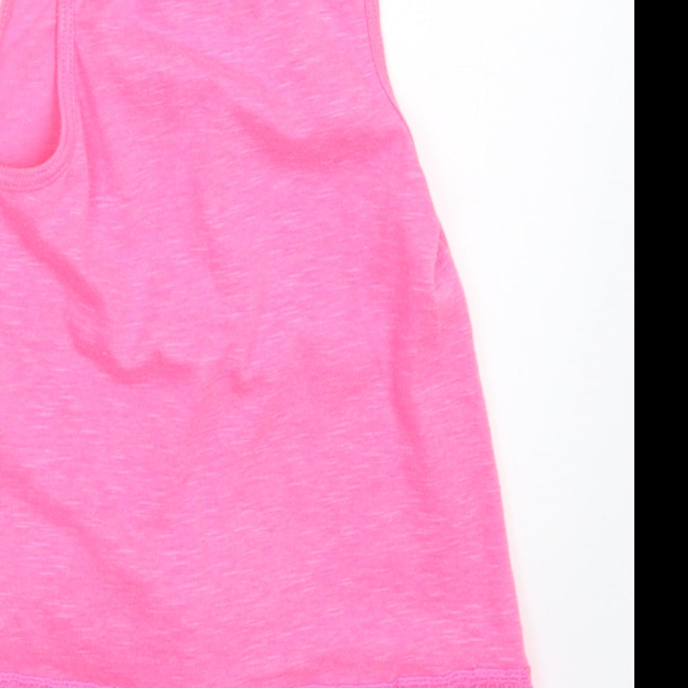 Primark Girls Pink   Basic T-Shirt Size 4-5 Years