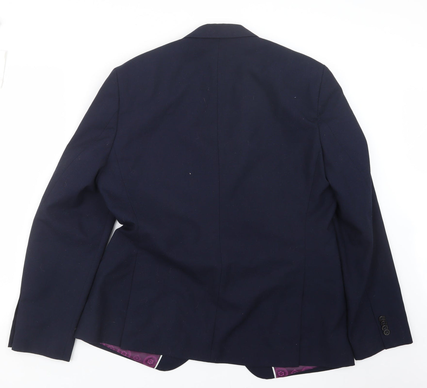 Burton Mens Blue   Jacket Suit Jacket Size 38