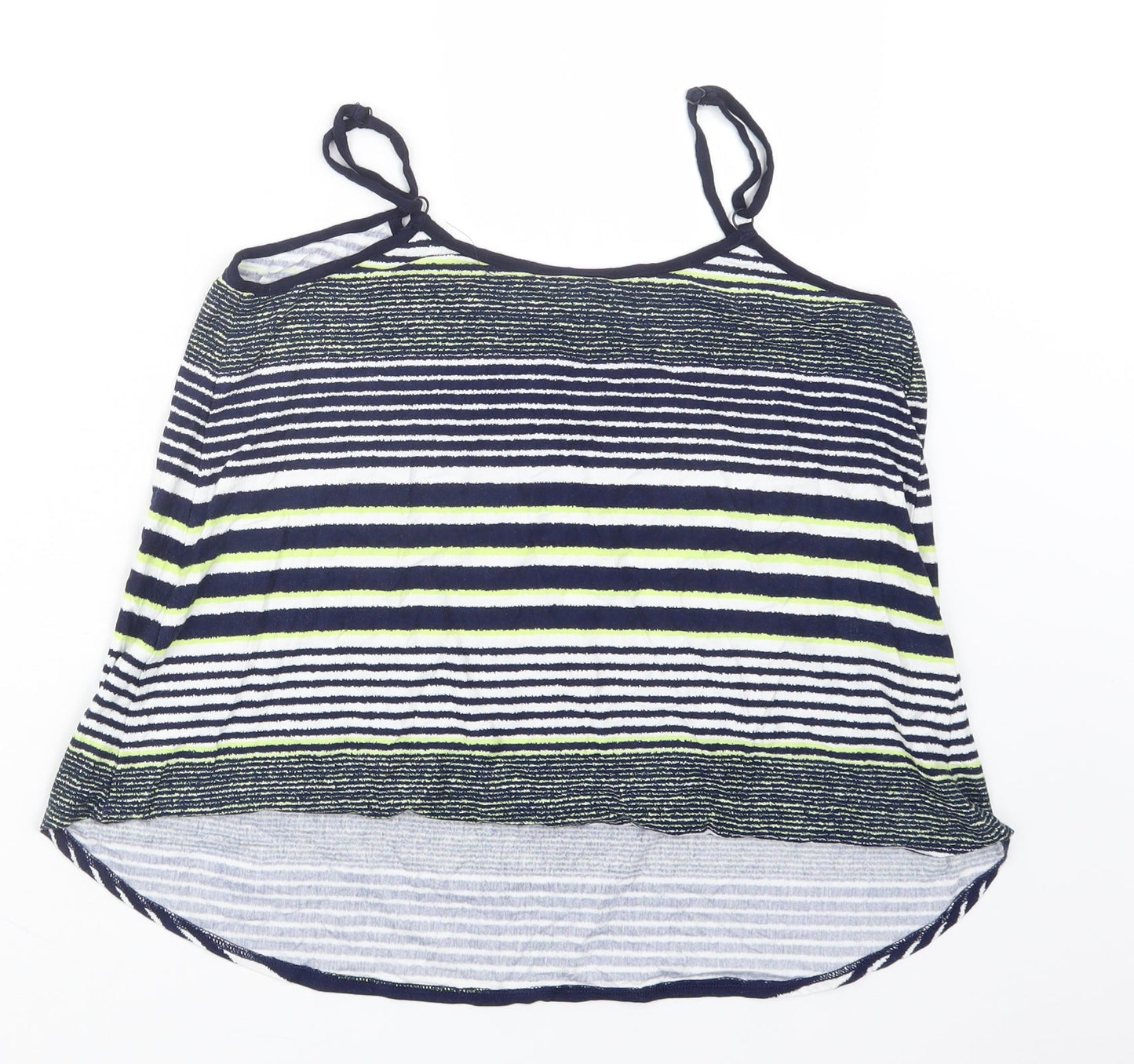 Dorothy Perkins Womens Blue Striped  Basic Tank Size 14
