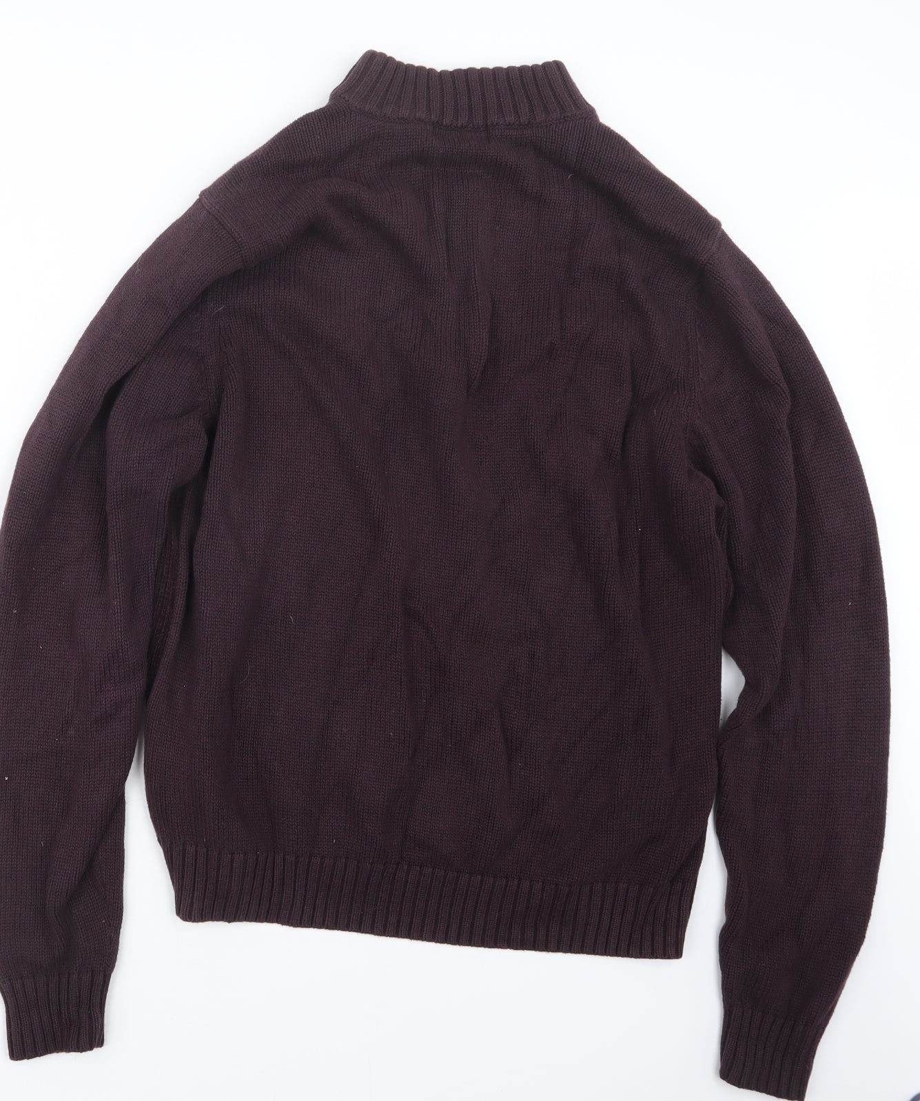 Marks and Spencer Mens Purple  Knit Pullover Sweatshirt Size M