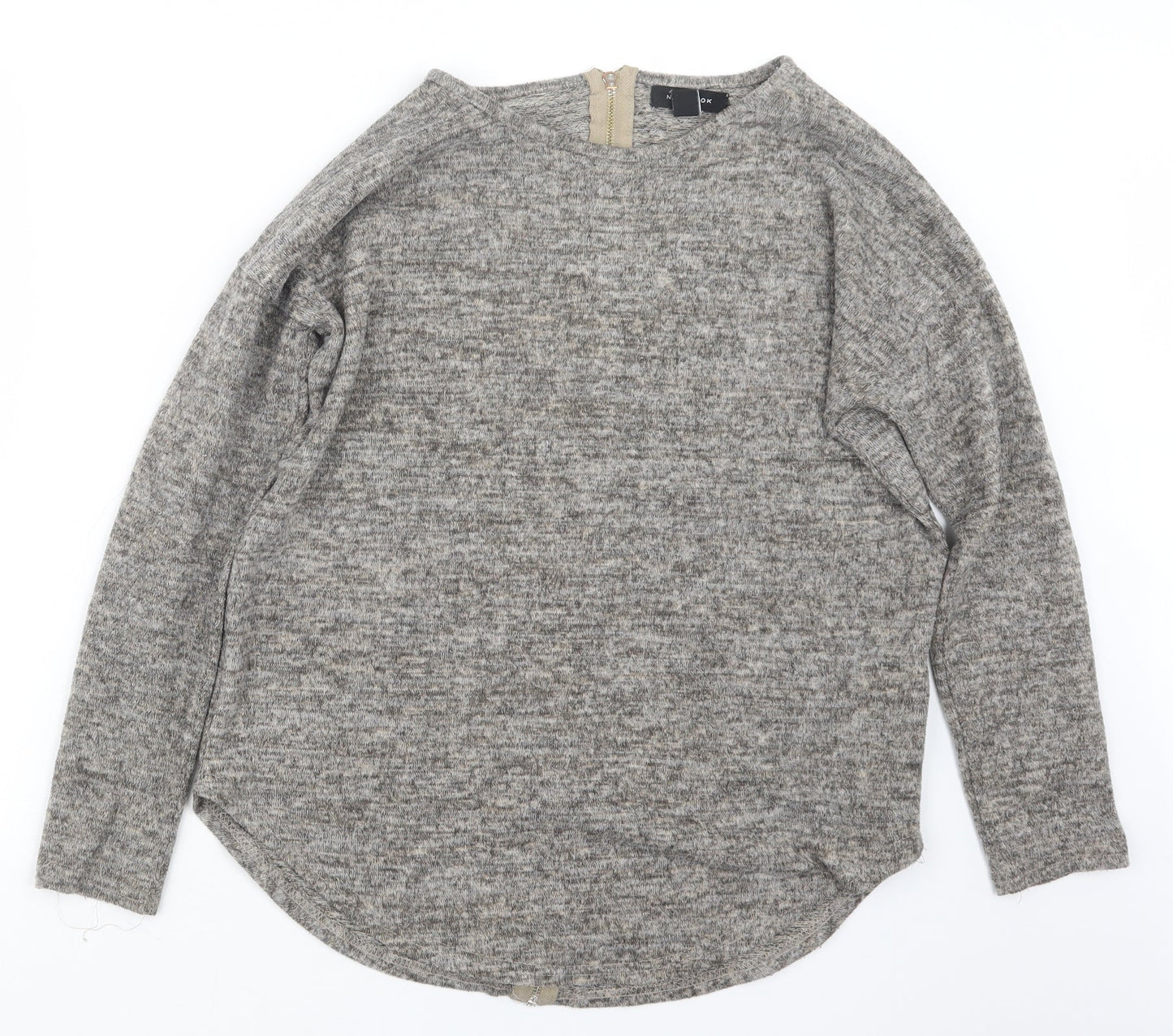 New Look Womens Beige  Knit Pullover Jumper Size S